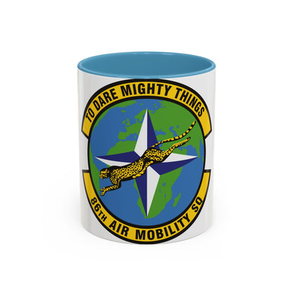 86th Air Mobility Squadron (U.S. Air Force) Accent Coffee Mug