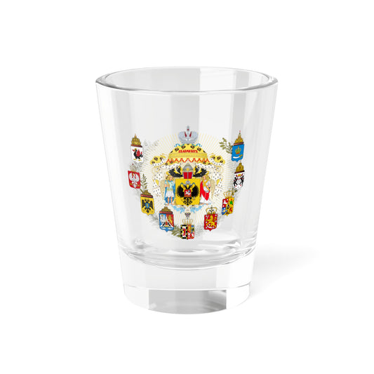 Middle Coat of Arms of the Russian Empire - Shot Glass 1.5oz