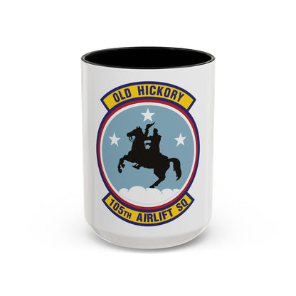 105th Airlift Squadron 2 (U.S. Air Force) Accent Coffee Mug