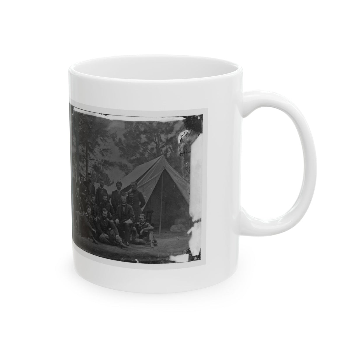 Harrison's Landing, Va. Members Of The Class Of 1860, U.S. Military Academy (U.S. Civil War) White Coffee Mug