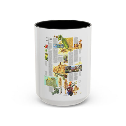 USA - California and Nevada 2 (1974) (Map) Accent Coffee Mug
