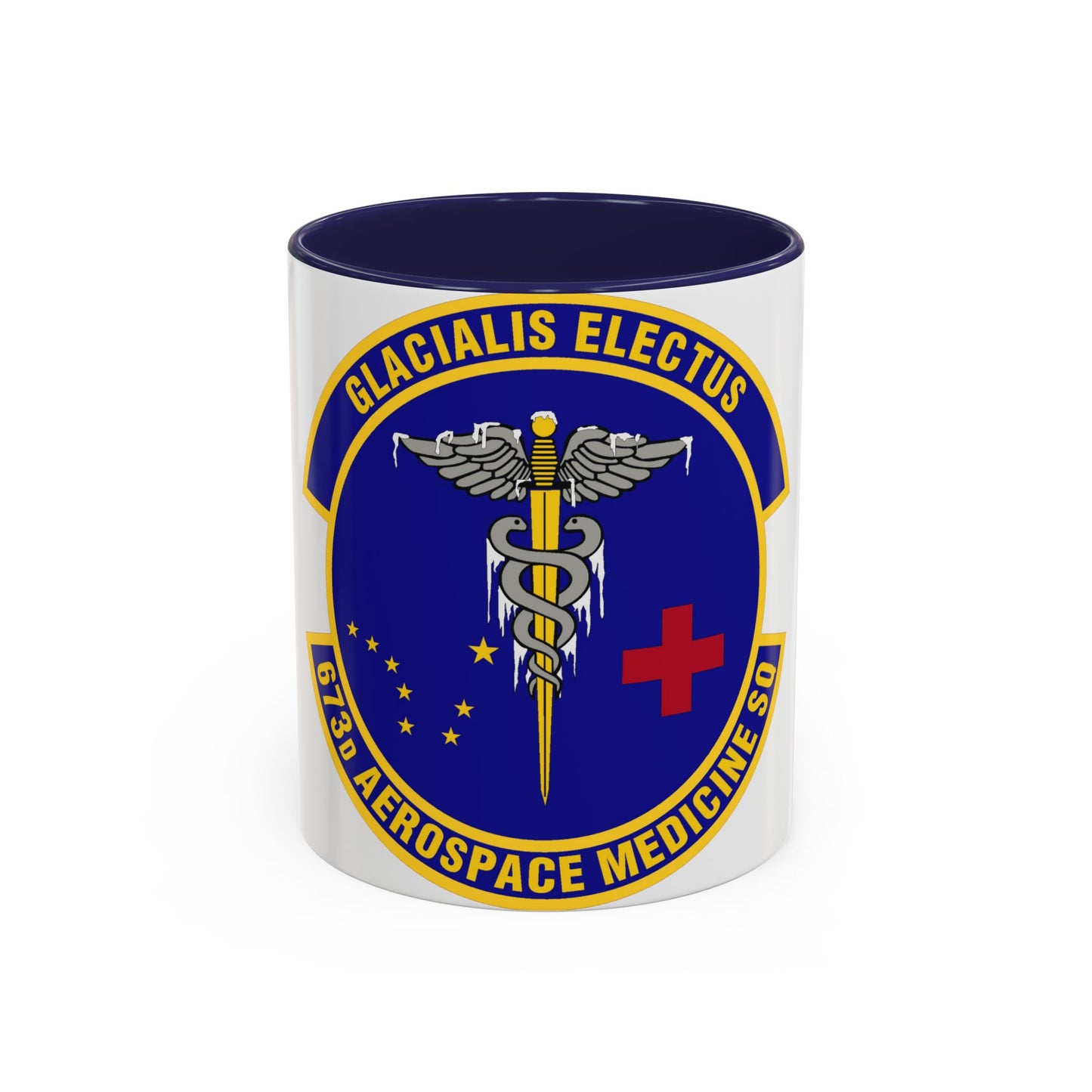 673d Aerospace Medicine Squadron (U.S. Air Force) Accent Coffee Mug