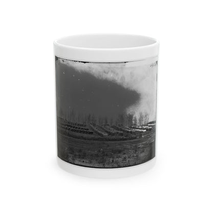 Rappahannock Station, Va. General View Of 50th New York Engineers' Winter Encampment (U.S. Civil War) White Coffee Mug
