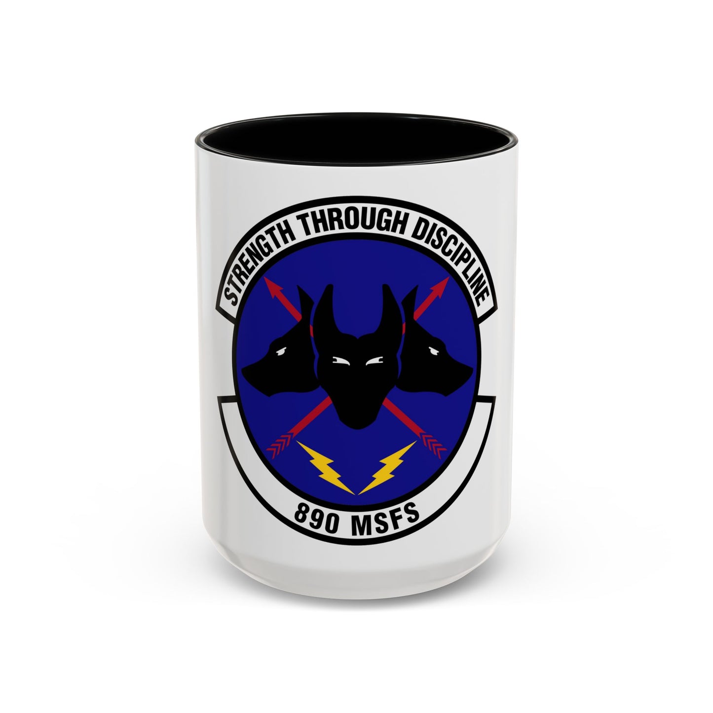 890 Missile Security Forces Squadron AFGSC (U.S. Air Force) Accent Coffee Mug