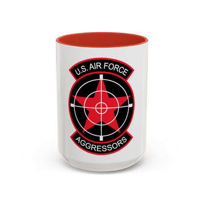 US Air Force Aggressors (U.S. Air Force) Accent Coffee Mug