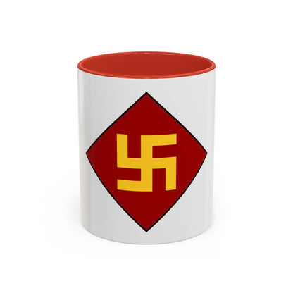 Patch of the 45th Infantry Division 19241939 (U.S. Army) Accent Coffee Mug