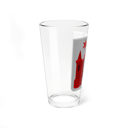 Marche-en-Famenne wapen 1841 (Belgium) (Coat of Arms) Pint Glass 16oz