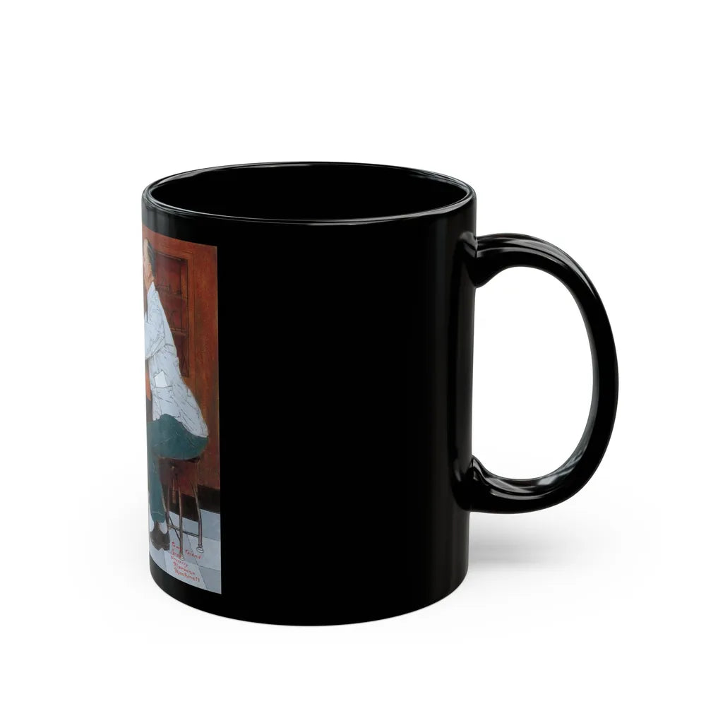 Rockwell1 (13) - Black Coffee Mug-Go Mug Yourself