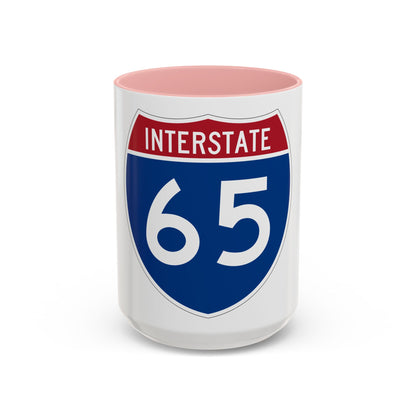 Interstate 65 (U.S. Highways) Accent Coffee Mug