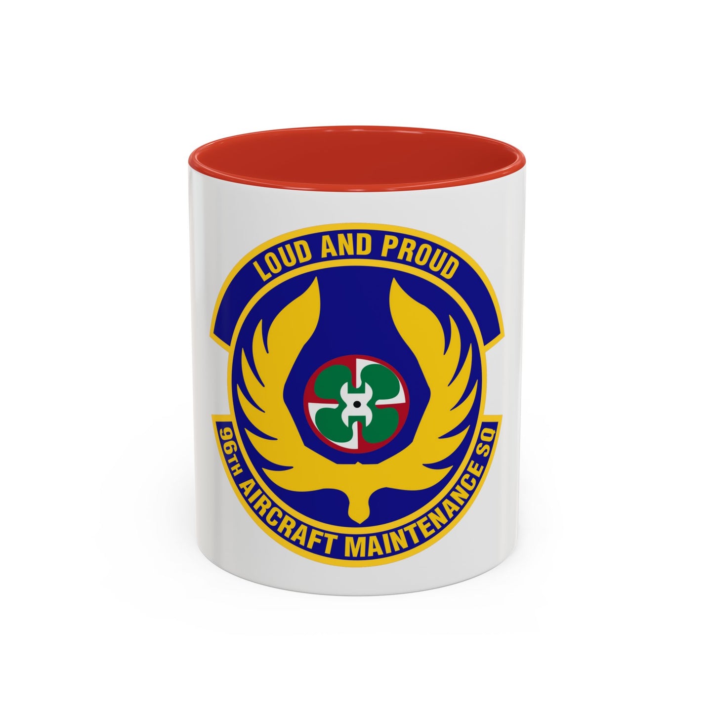 96th Aircraft Maintenance Squadron (U.S. Air Force) Accent Coffee Mug