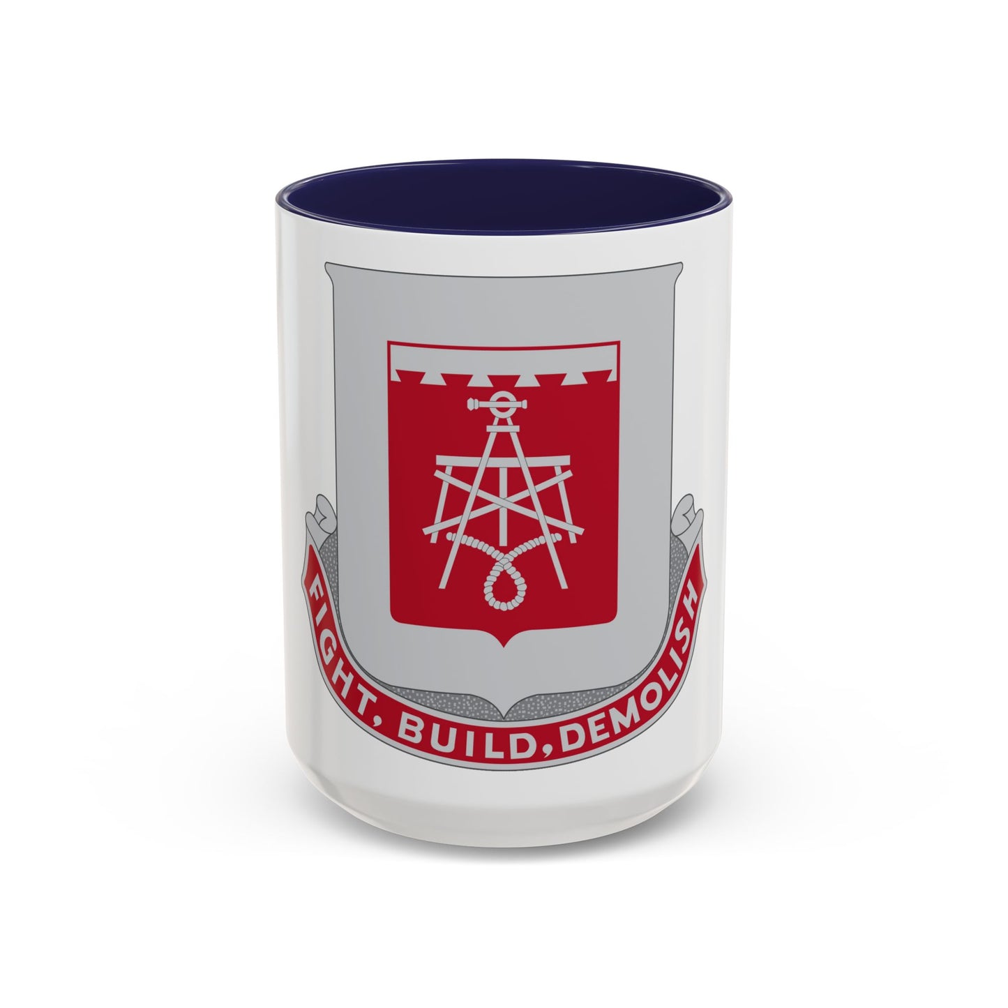 330 Engineer Battalion (U.S. Army) Accent Coffee Mug