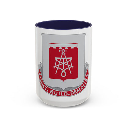 330 Engineer Battalion (U.S. Army) Accent Coffee Mug
