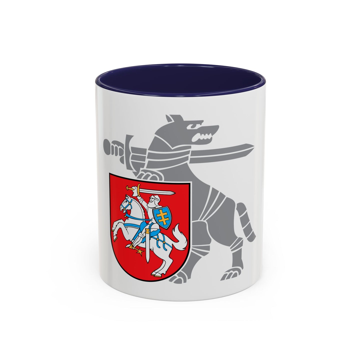 Coat of Arms Ministry of National Defence Lithuania - Accent Coffee Mug