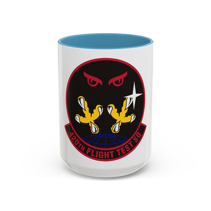 420 Flight Test Squdron AFMC (U.S. Air Force) Accent Coffee Mug