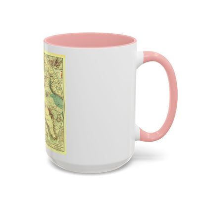 North Pole (1907) (Map) Accent Coffee Mug