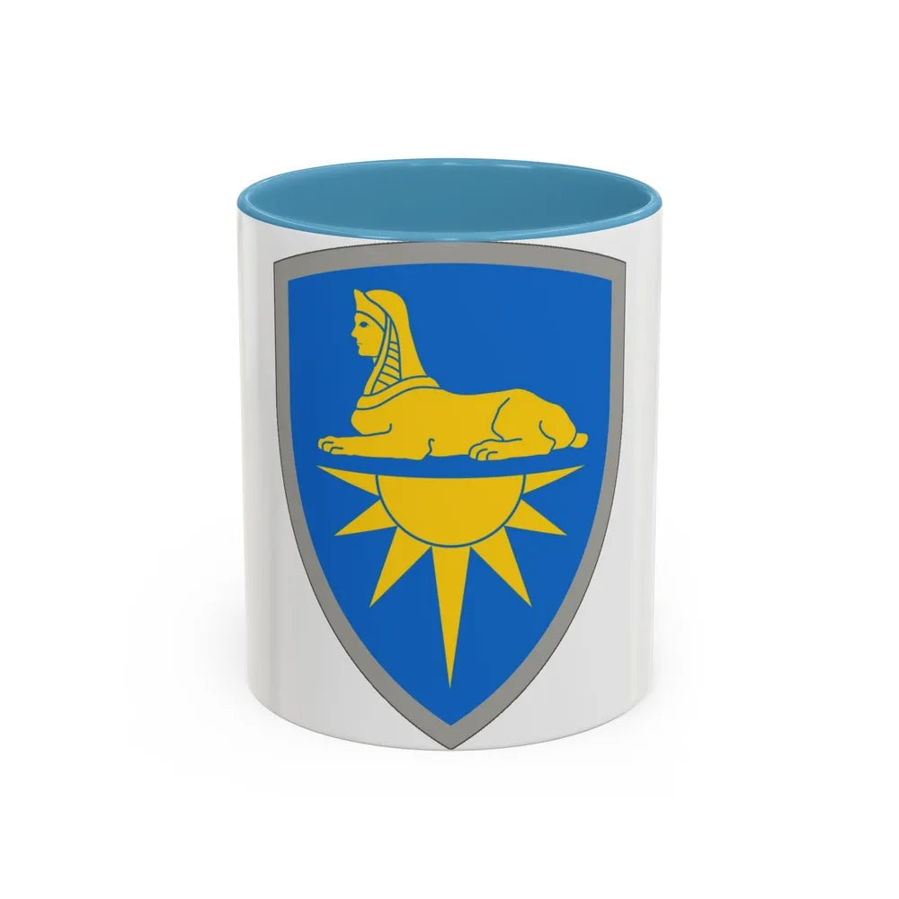 Intelligence Command (U.S. Army) Accent Coffee Mug-11oz-Light Blue-Go Mug Yourself