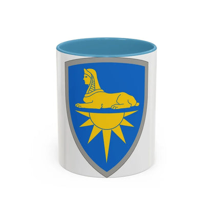 Intelligence Command (U.S. Army) Accent Coffee Mug-11oz-Light Blue-Go Mug Yourself