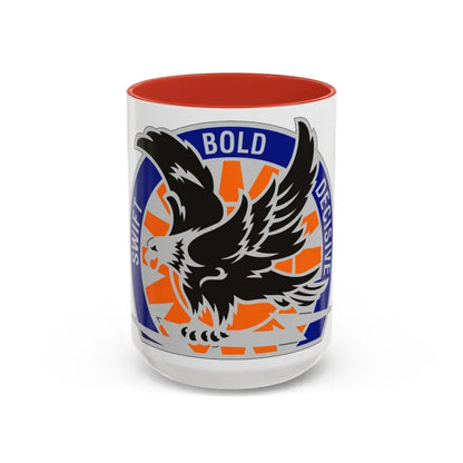 419 Aviation Group (U.S. Army) Accent Coffee Mug 15oz Red - Go Mug Yourself