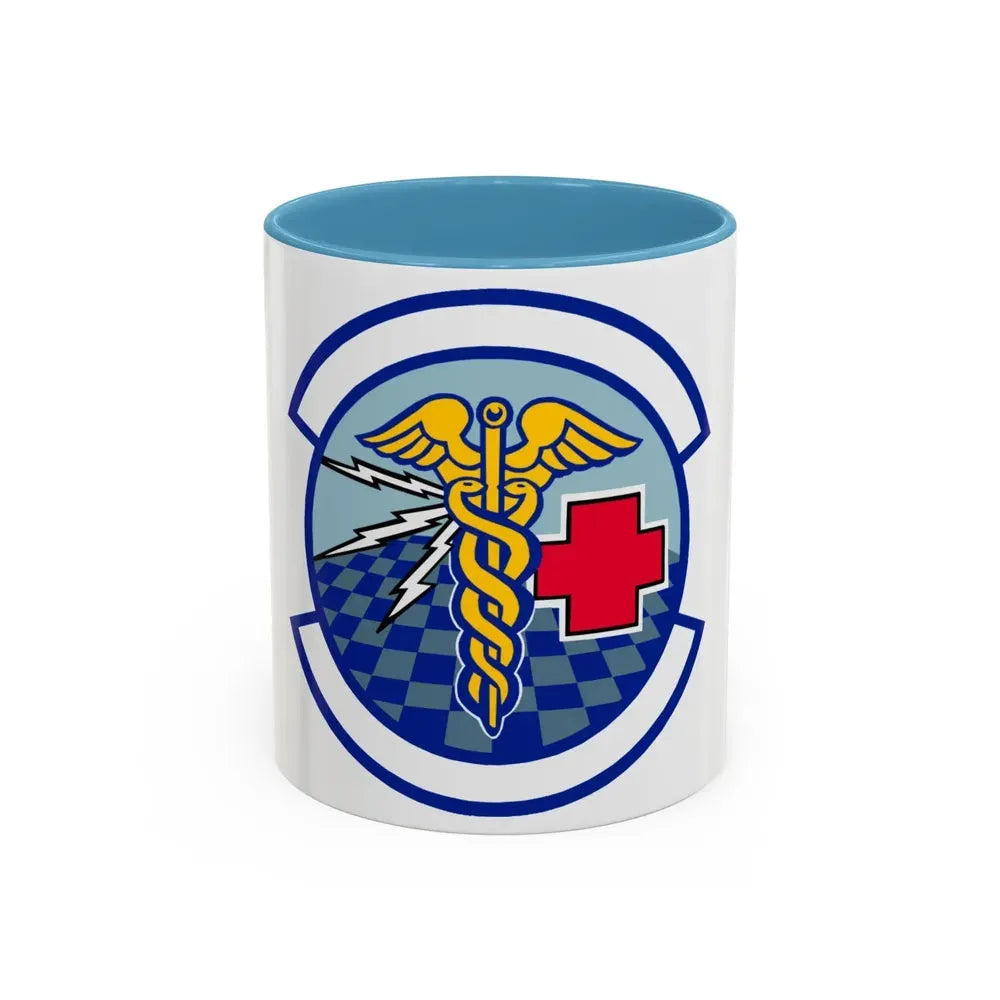 419 Medical Squadron AFRC (U.S. Air Force) Accent Coffee Mug 11oz Light Blue - Go Mug Yourself