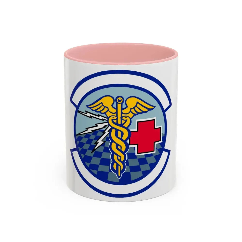 419 Medical Squadron AFRC (U.S. Air Force) Accent Coffee Mug 11oz Pink - Go Mug Yourself