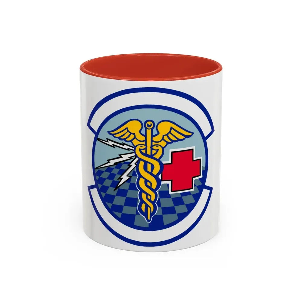419 Medical Squadron AFRC (U.S. Air Force) Accent Coffee Mug 11oz Red - Go Mug Yourself