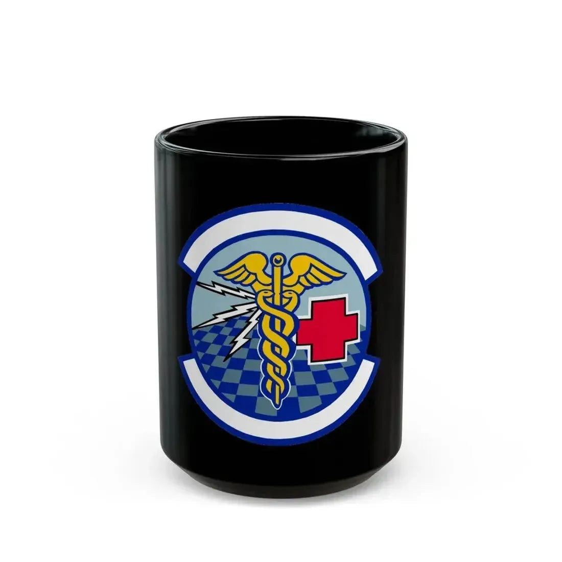419 Medical Squadron AFRC (U.S. Air Force) Black Coffee Mug 15oz - Go Mug Yourself