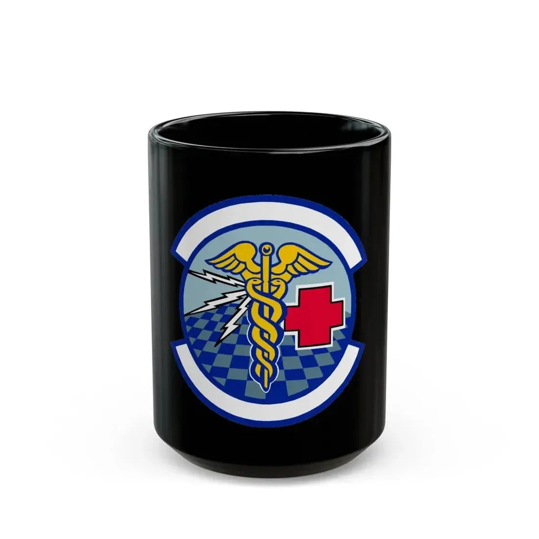 419 Medical Squadron AFRC (U.S. Air Force) Black Coffee Mug 15oz - Go Mug Yourself