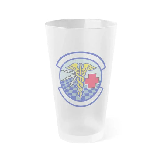 419 Medical Squadron AFRC (U.S. Air Force) Frosted Pint Glass 16oz 16oz Frosted - Go Mug Yourself