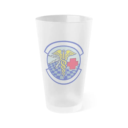 419 Medical Squadron AFRC (U.S. Air Force) Frosted Pint Glass 16oz 16oz Frosted - Go Mug Yourself
