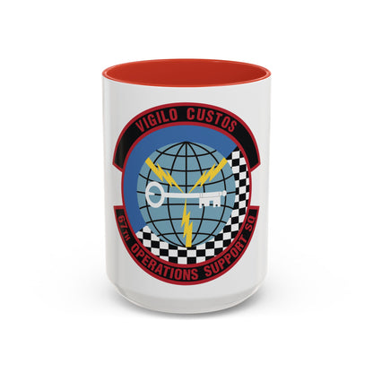 67th Operations Support Squadron (U.S. Air Force) Accent Coffee Mug