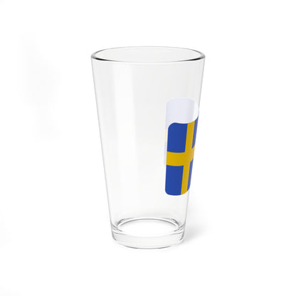 Iconol flag Sweden (Sweden) Pint Glass 16oz