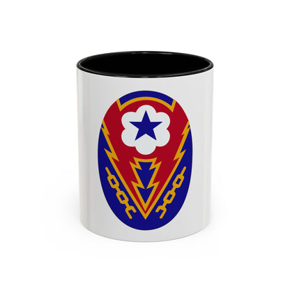 Communications Zone Personnel Europe (U.S. Army) Accent Coffee Mug