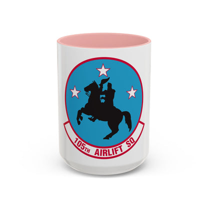 105th Airlift Squadron (U.S. Air Force) Accent Coffee Mug