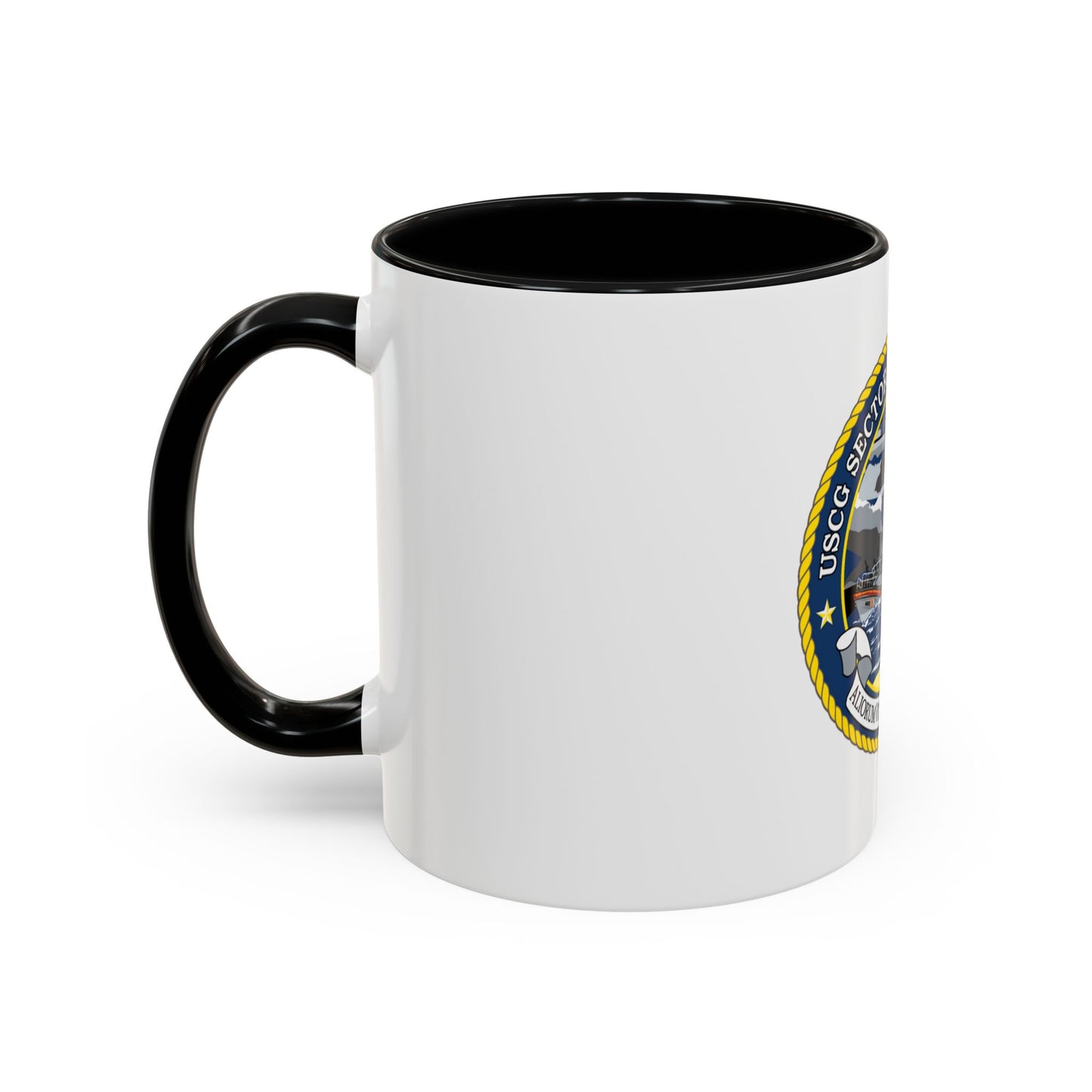 USCG Secctor North Carolina (U.S. Coast Guard) Accent Coffee Mug