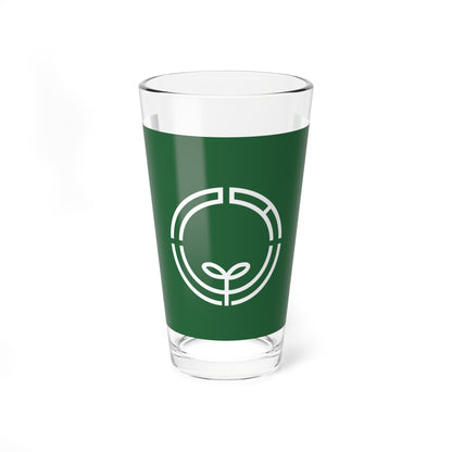 Flag of Kubota Saga 1967-2007 (Japan) Pint Glass 16oz