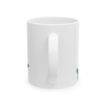 Flag-map of Transleithania 1915-1918 (Hungary) White Coffee Mug