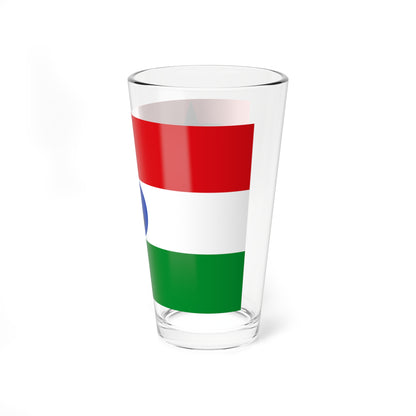 Flag of the Nile Republic (South Sudan) Pint Glass 16oz
