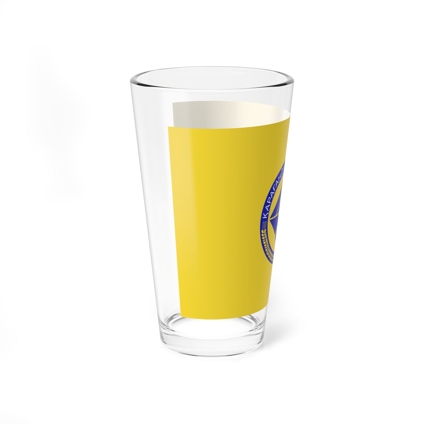 Flag of Karagandy Oblast (Kazakhstan) Pint Glass 16oz