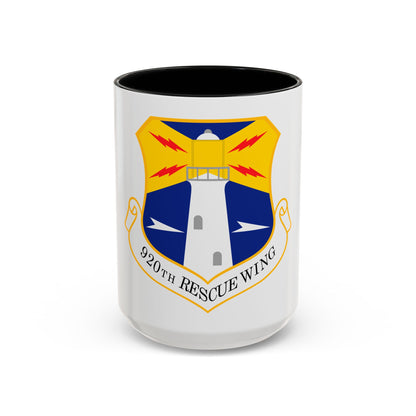 920th Rescue Wing (U.S. Air Force) Accent Coffee Mug