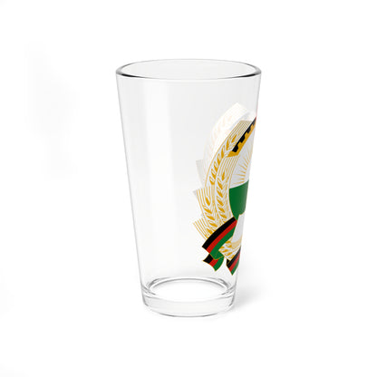 Emblem of Afghanistan 1980-1987 (Afghanistan) (Coat of Arms) Pint Glass 16oz