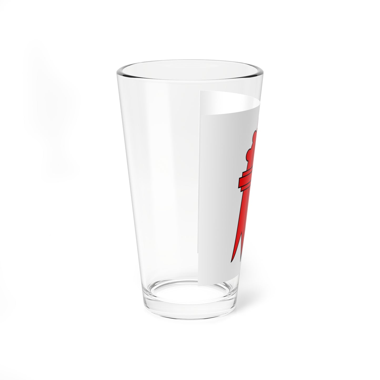 Flag of Canton of Basel-Landschaft (Switzerland) Pint Glass 16oz