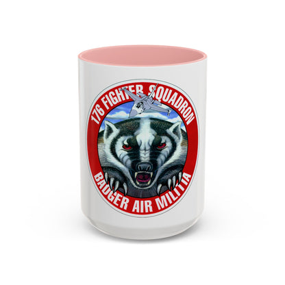 176th Fighter Squadron (U.S. Air Force) Accent Coffee Mug