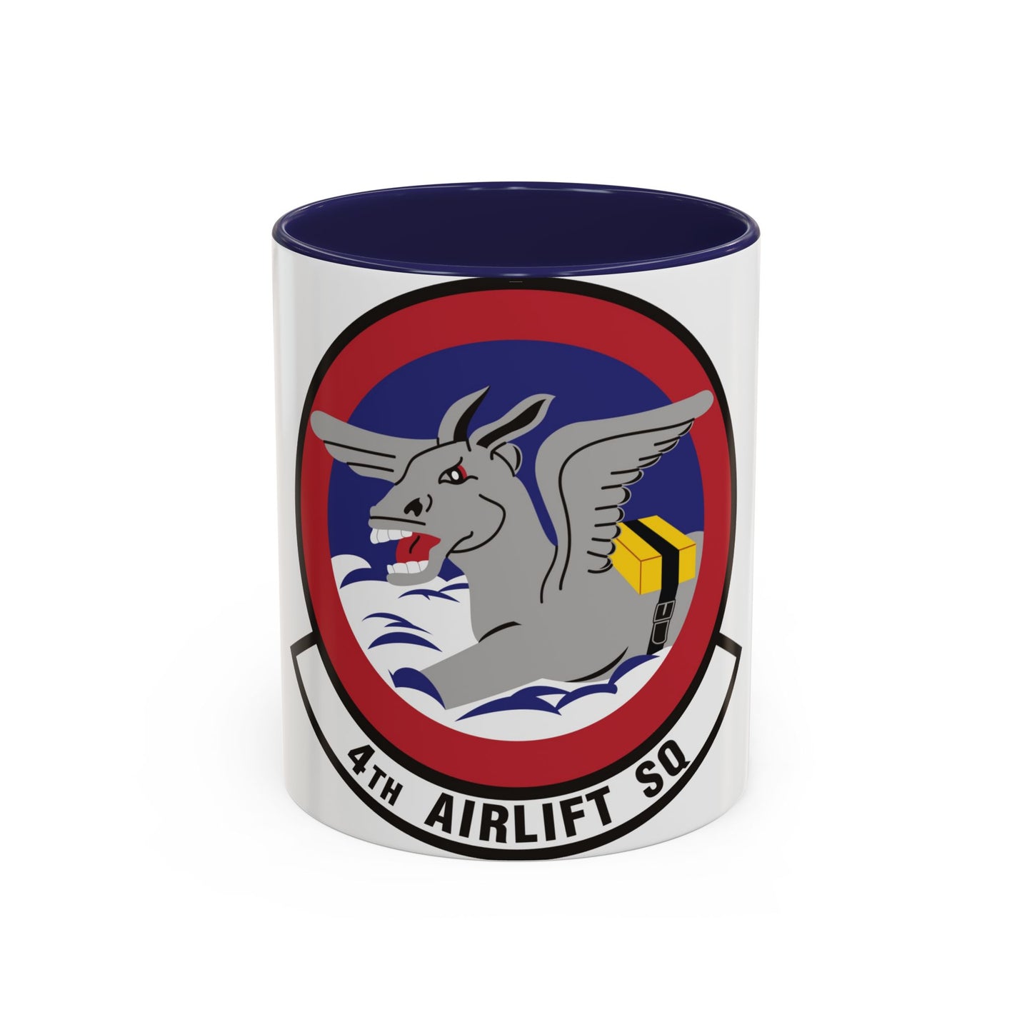 4th Airlift Squadron (U.S. Air Force) Accent Coffee Mug