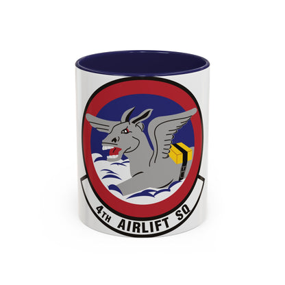 4th Airlift Squadron (U.S. Air Force) Accent Coffee Mug