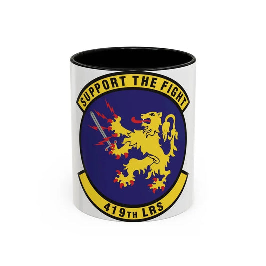 419th Logistics Readiness Squadron (U.S. Air Force) Accent Coffee Mug 11oz Black - Go Mug Yourself