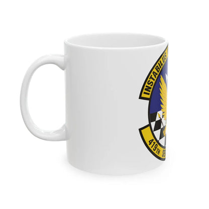 419th Services Flight (U.S. Air Force) White Coffee Mug-Go Mug Yourself