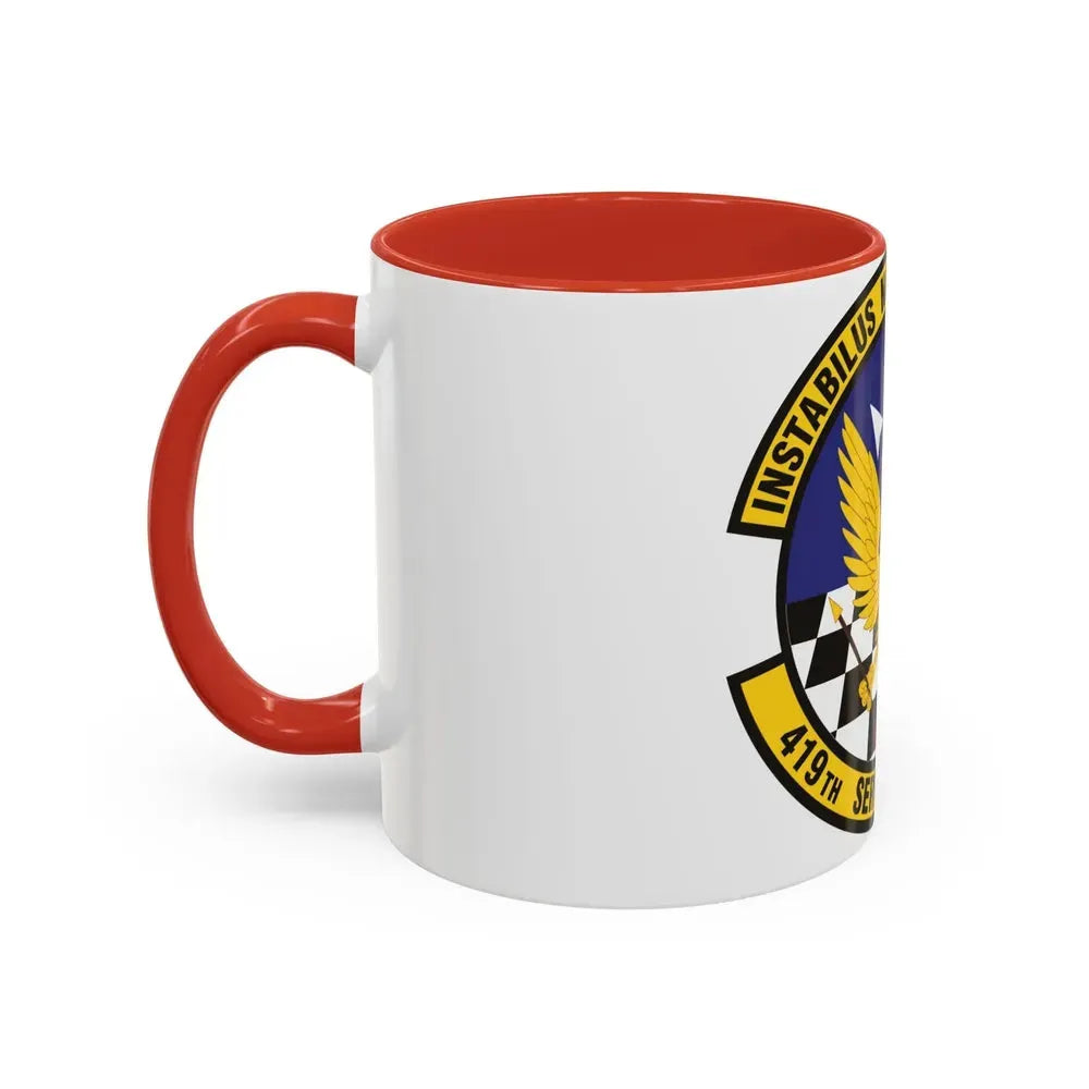 419th Services Flight (U.S. Air Force) Accent Coffee Mug - Go Mug Yourself