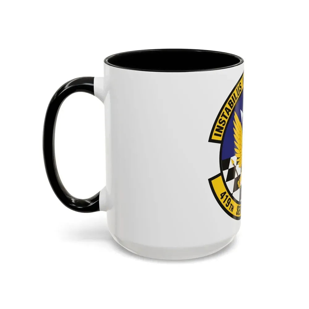 419th Services Flight (U.S. Air Force) Accent Coffee Mug - Go Mug Yourself