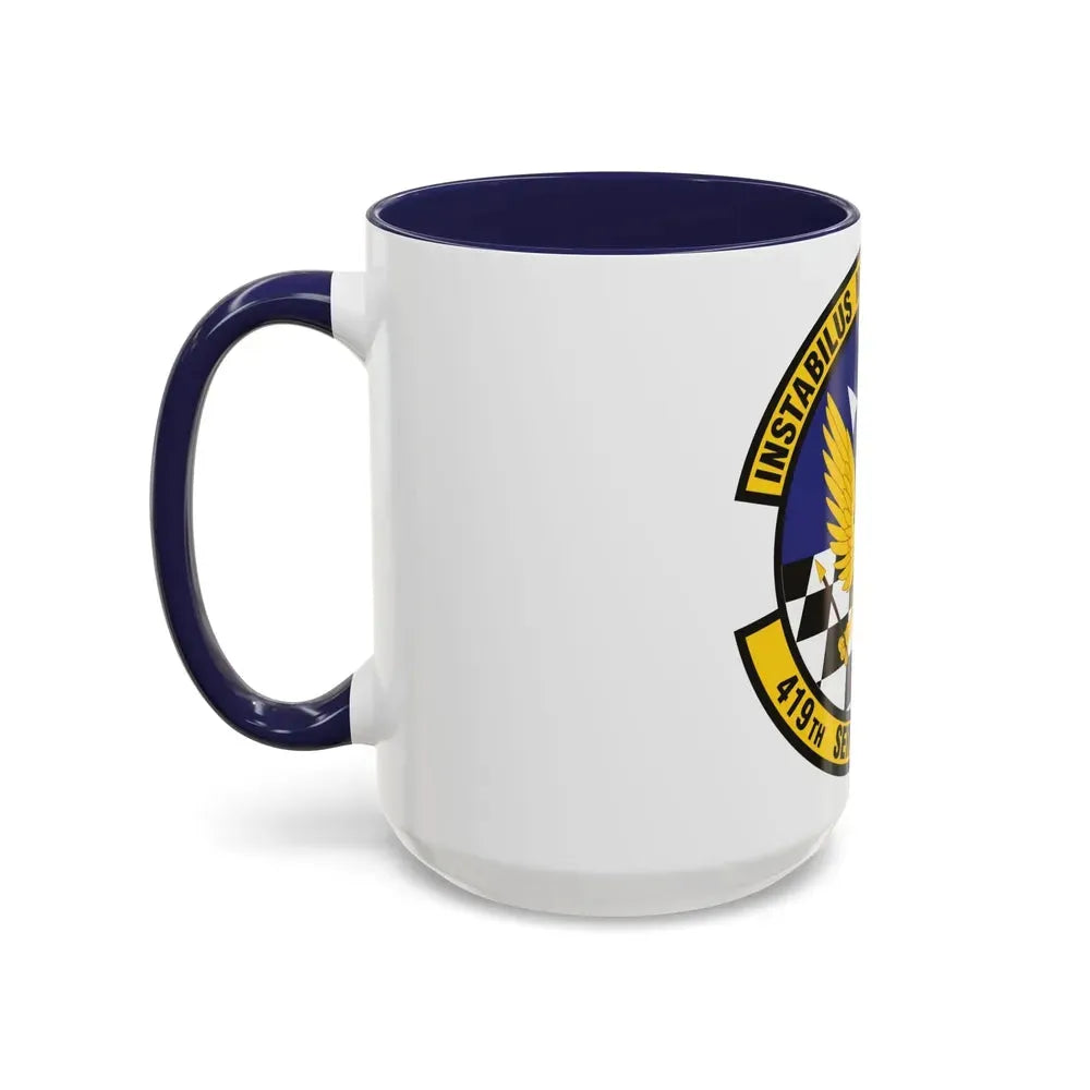419th Services Flight (U.S. Air Force) Accent Coffee Mug - Go Mug Yourself