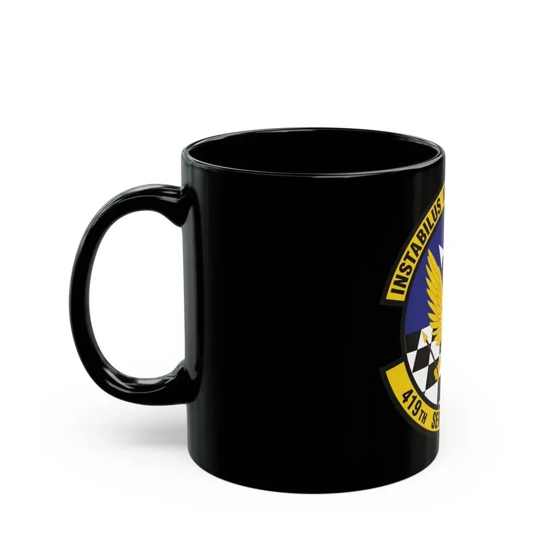 419th Services Flight (U.S. Air Force) Black Coffee Mug - Go Mug Yourself